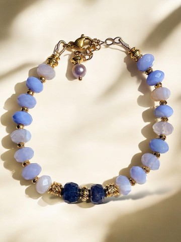 GASPARD N°1 Agate bleue