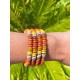 4 - jaune, orange, beige et marron 