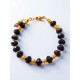 AGATHE Obsidienne gold