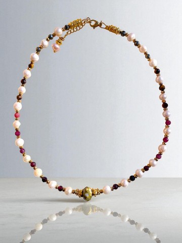 Collier JOSEPHINE mix stones