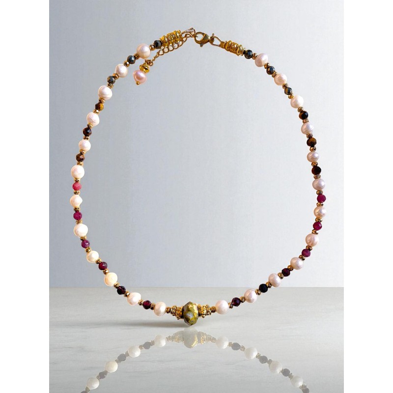 Collier JOSEPHINE mix stones