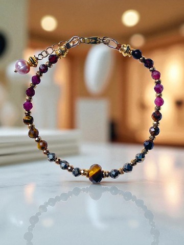 Bracelet VIVENNE oeil de tigre
