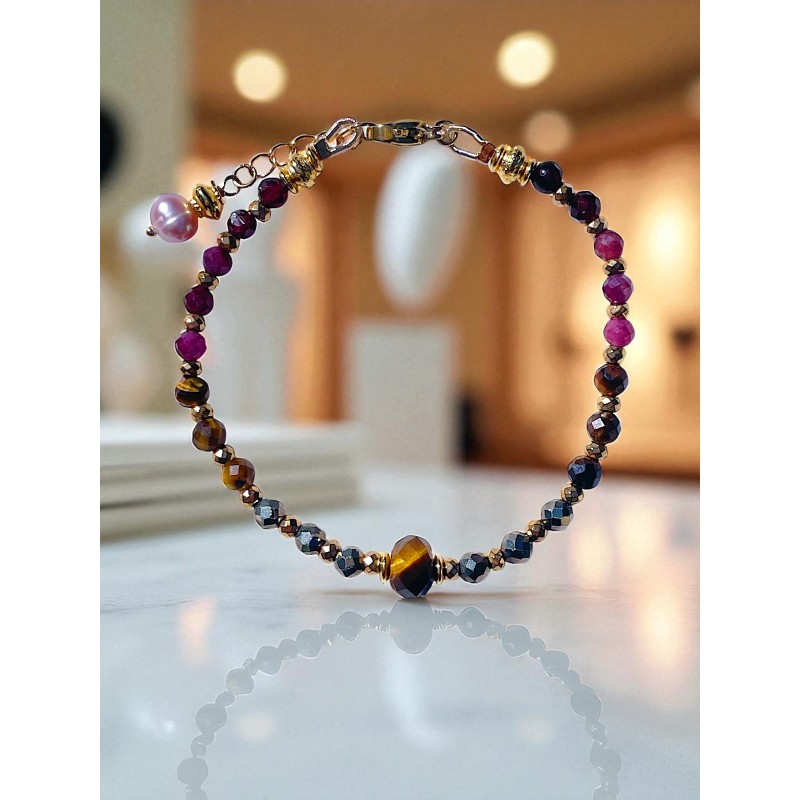 Bracelet VIVENNE oeil de tigre
