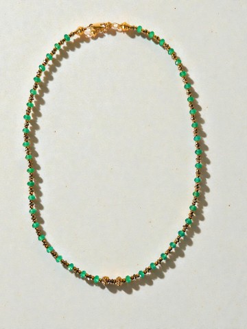 collier CÉCILE Onyx vert