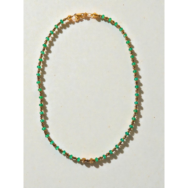 collier CÉCILE Onyx vert