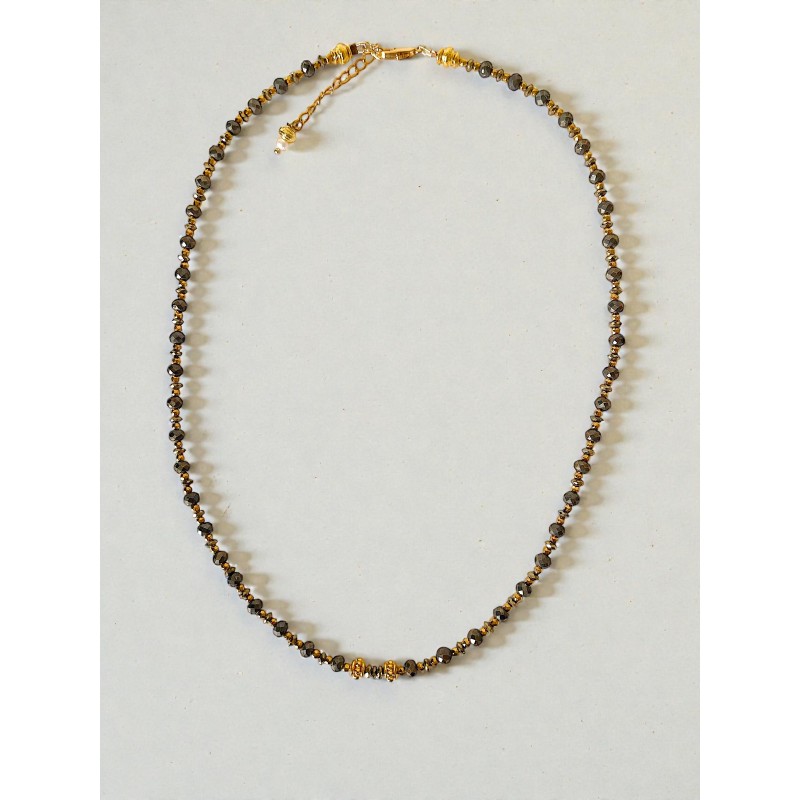 Collier CÉCILE Pyrite