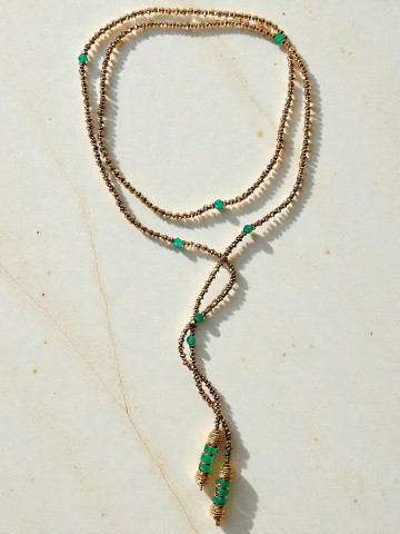 Collier MILAN Onyx vert