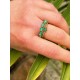 Bague MAÉ onyx vert
