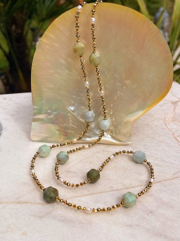 Sautoir ROMY amazonite