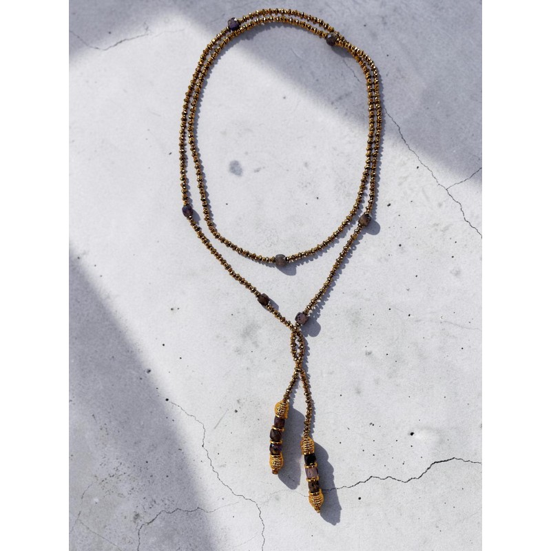 Sautoir  MILAN Iolite