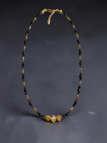 Collier ROBINE Obsidienne