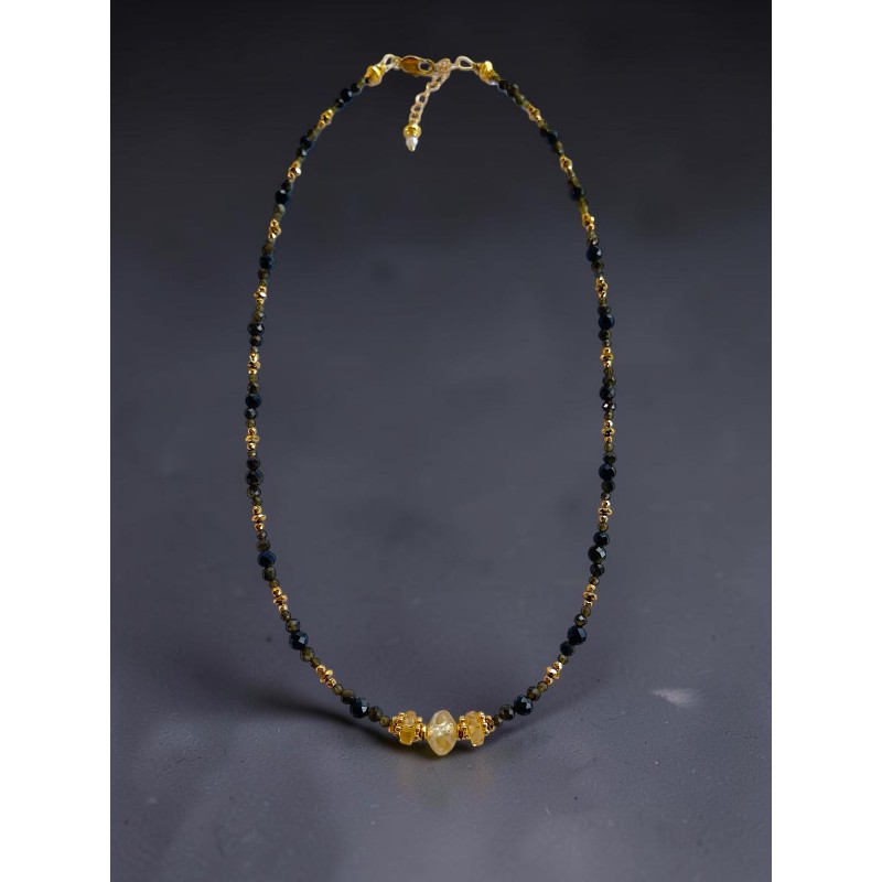 Collier ROBINE Obsidienne