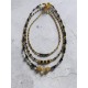 Collier ROBINE Obsidienne