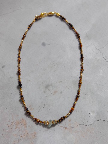 Collier ROBINE Oeil de tigre