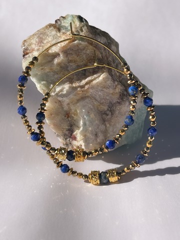 Boucles MIA Lapis-Lazuli