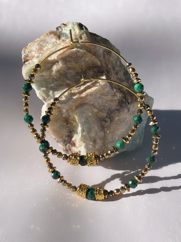 Boucles MIA Malachite