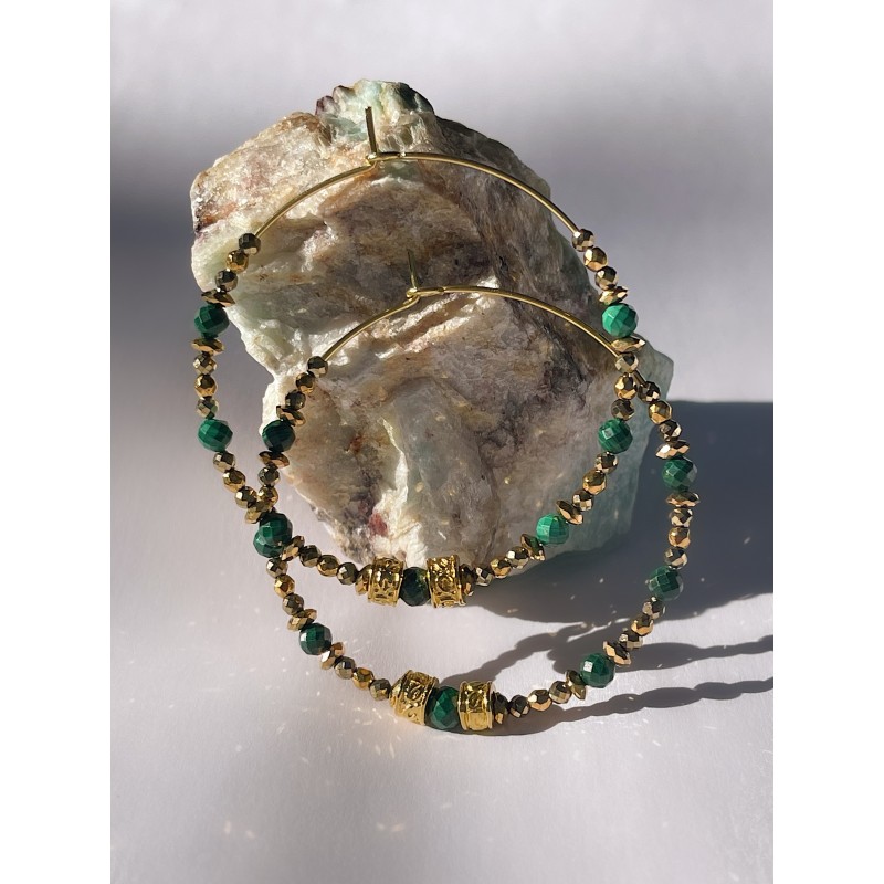Boucles MIA Malachite