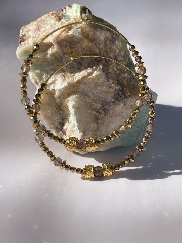 Boucles MIA Quartz fumé